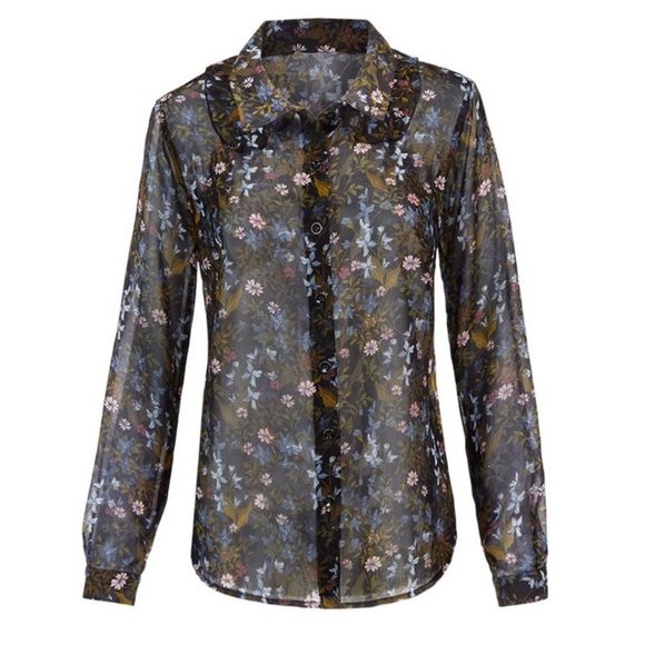 Cabi Floret Floral Blouse - Picture 3 of 7